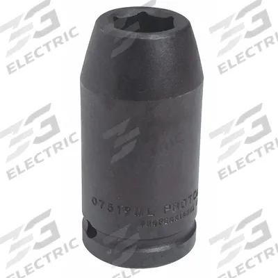 PROTO Impact Socket: 3/4 in Drive Size, Metric, 27 mm Socket Size, 12-Point, Std - 3/4" Drive Impact Sockets
