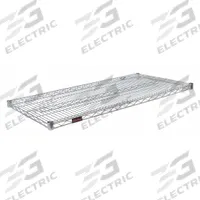 EAGLE GROUP Wire Shelf: 48 in x 30 in, 1 Shelves, Split Sleeve, 800 lb Load Capacity, Dry, Silver (MPN 3048C). Key specifications — Recommended Environment: Dry; Material: Steel; Brand: EAGLE GROUP; Color: Silver; Finish: Chrome.
