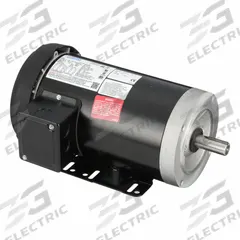 LEESON General Purpose Motor: C-Face/Rigid Base Mount, Totally Enclosed Fan Cooled, 2 hp, 1,760 RPM (MPN 145TTFR6040). Key specifications — Brand: LEESON; Nameplate Voltage @ 60 Hz: 230/460V AC; Full Load Current @ 60 Hz: 6.0/3.0 A; Nameplate RPM @ 60 Hz: 1,760 RPM; Motor Enclosure: TEFC.
