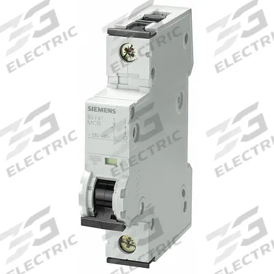 Siemens Supplementary Protector: 16 A Amps, 72V DC, 10kA at 230/400V AC, Screw Clamp - D-Curve, 1-Pole UL1077 DIN Rail-Mount Supplementary Protectors