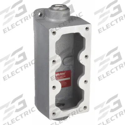 APPLETON ELECTRIC Mounting Body: Aluminum, 1/2 in Hub Size, Dead End - 3-Device Hazardous Location Electrical Boxes