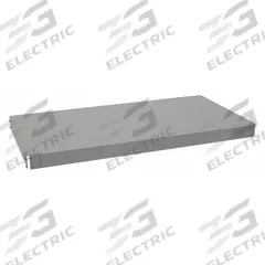 TENNSCO Shelf: 48 in x 24 in, 4,000 lb Load Capacity, Steel, 16 ga Decking, Gray, Shelf (MPN RXHS-4824). Key specifications — attr7875: Steel; attr7906: Shelf Supports; attr17410: Zinc Plated; attr17412: Single Straight; attr17414: Gray; attr17415: Steel; attr37831: TENNSCO; attr37833: Zinc Plated.