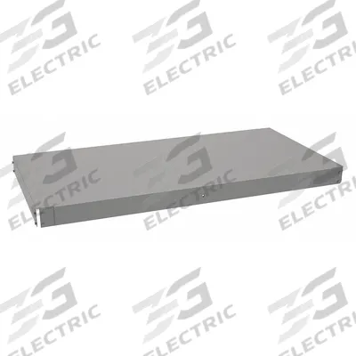 TENNSCO Shelf: 48 in x 24 in, 4,000 lb Load Capacity, Steel, 16 ga Decking, Gray - Solid Steel Decking Shelf Kits for Boltless Shelving