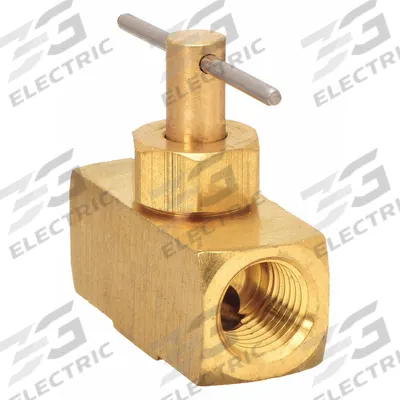 APPROVED VENDOR Needle Valve: Brass, 1/8 in Pipe Size, FNPT x FNPT, 150 psi Max. Pressure (CWP) - Brass Straight-Body Needle Valves