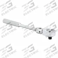 SK PROFESSIONAL TOOLS Hand Ratchet: Round, Reversible, 6 1/4 in Overall Lg, Chrome, 6° Min Arc Swing (MPN 40972). Key specifications — attr1205598: Reversible; attr1205605: Quick-Release Not Included; attr1205626: Chrome; attr1228094: Professional; attr1205607: Round; attr1205624: SK PROFESSIONAL TOOLS.