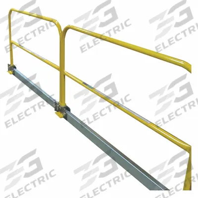 GARLOCK SAFETY SYSTEMS Toe Board: 6 1/4 ft x 4 in, Temporary, Toe Board - Toe Boards for Guardrail Systems