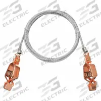 APPROVED VENDOR Bonding and Grounding Wire: (2) Alligator Clips, 10 ft, Uninsulated, Bare (MPN 9EWL4). Key specifications — Conductor Material: Carbon Steel; Connector Types: (2) Alligator Clips; Clamp Opening Span: Alligator Clip 5/8 in; Brand: APPROVED VENDOR; Wire Length: 10 ft; Manufacturer Part Number: 9EWL4.