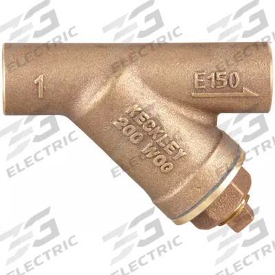 KECKLEY Y Strainer: 1 1/4 in, Sweat, Mesh, 0.034 in Screen Size, Bronze - Bronze Y Strainers