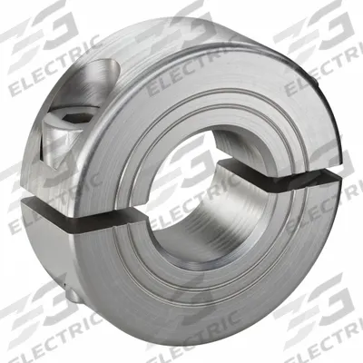 RULAND MANUFACTURING Shaft Collar: 2-Piece, Metric, Round, Clamp-On, 13 mm Bore Dia - Stainless Steel Shaft Collars