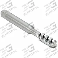 CLEVELAND Spiral Flute Tap: #10-24 UNC, H3 / 2B, 3 Flute, Bottoming Chamfer, High Speed Steel (MPN C58545)