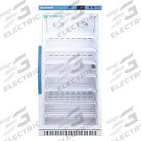 ACCUCOLD Vaccine Refrigerator: 8 cu ft, Upright, 2°C to 8°C, 24 3/8 in Overall Dp, Swing Glass (MPN ARG8PV). Key specifications — Door Opening Style: Right; Color: White; Alarm Type: Temperature; Manufacturer Part Number: ARG8PV; Brand: ACCUCOLD; Product Type: Vaccine Refrigerator; Door Type: Swing Glass; Refrigerant Type: R-600a.