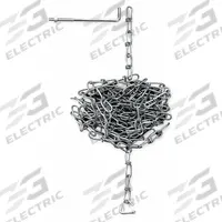 APPROVED VENDOR Chain and Anchor: 1GUK3/1GUL1/22XW71/22XW81/22XW82/22XW84/22XW88/22XW89/2A092, Steel (MPN 5A348). Key specifications — Color: Silver; Compatible with Grainger Part Number: 22XW82; Material: Steel; Product Type: Chain.