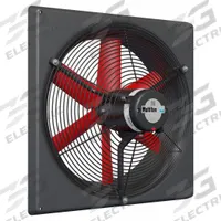 Exhaust Fan: Direct Drive, 18 in Blade, 1/4 hp, 3,890 cfm, 460V AC, 3 ph, Totally Enclosed (MPN V4D45K9M71100). Key specifications — Assembled: Assembled; Brand: MULTIFAN; Nameplate Voltage: 460V AC; Frame Material: Fiberglass; Guard Type: Intake; Method of Construction: Cast; Motor Type: 3-Phase; Motor Insulation: Class F.