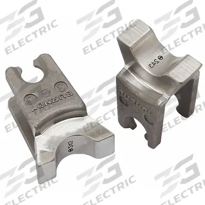 BURNDY Upper and Lower Crimping Die: 4/0 AWG Copper Lug/5 to 4/0 AWG Aluminum Lug, YCA-R - Burndy Replacement Crimping Dies