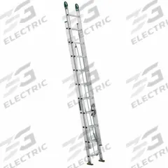LOUISVILLE LADDER Extension Ladder: 16 ft Ladder Size, Aluminum, 225 lb Load Capacity, 27 lb Wt (MPN AE4216PG). Key specifications — Color: Silver; Brand: LOUISVILLE LADDER; Included Features: Rope and Pulley; Removable Fly: Fixed.