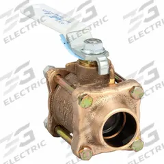 APOLLO Manual Two-Way Ball Valve: 1 1/4 in Size, Bronze, Straight, Sweat x Sweat, Three-Piece, Lever (MPN 82LF24601). Key specifications — Brand: APOLLO; Handle: Lever.