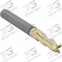 CLEVELAND Square End Mill: Carbide, ZrN Coated, 3 Flute, 1/8" Mill Dia, 1/4" LOC, 1-1/2" OAL (MPN C72340)