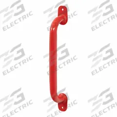 WEATHER GUARD Grab Handle: Grab Handle, Steel, 14 13/32 in Overall Lg, 2 13/16 in Overall Wd, Red (MPN 9894-7-01). Key specifications — Color: Red; Includes: Universal Fitment Hardware; Product Type: Grab Handle; Material: Steel; Brand: WEATHER GUARD.
