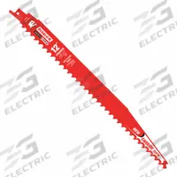 DIABLO Reciprocating Saw Blade: 3 Teeth per Inch, 12 in Blade Lg, 0.05 in Blade Thick, Carbide, 3 PK (MPN DS1203CP3). Key specifications — attr1109198: 3; attr1109200: Rigid for Straight Cuts; attr1109201: Straight; attr1109209: DIABLO.