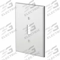 LEVITON Wall Plate: Toggle, 1 Gang, White, Jumbo Size (MPN 88101). Key specifications — Brand: LEVITON; Material: Plastic.