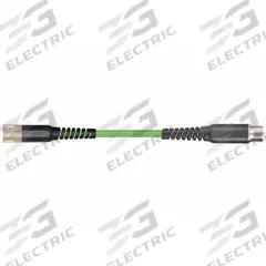 READYCABLE Feedback Cable: Extension, 10 ft Lg, For Allen-Bradley, Similar To 2090-CFBM7E7-CEAFxx (MPN MAT9741776-10). Key specifications — Cable Jacket Color: Green; Conductor Configuration: (12xAWG26 (0.14))+(2xAWG26 (0.14))+(2xAWG22 (0.34))+(2xAWG16 (1.5)); Brand: READYCABLE; Cable Jacket Material: PUR.
