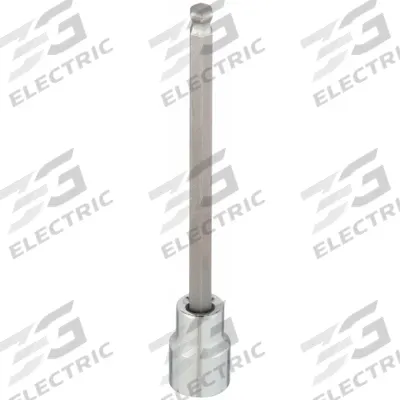 WESTWARD Socket Bit: 1/2 in Drive Size, Hex Tip, 3/8 in Tip Size, 5 1/4 in Overall Lg - Hex Bit Sockets