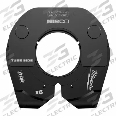 MILWAUKEE Press Ring: 2-1/2 in Pipe, Copper, For NIBCO - Rings for Extended Press Tools Only