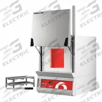 CARBOLITE Ashing Furnace: Gravity, 0.64 cu ft Capacity, 1,100°C Max Temp, 7,080 W Watt, +/-5°C (MPN AAF1118-230SN). Key specifications — Voltage: 240V AC; Brand: CARBOLITE; Temperature Uniformity: +/-5°C.