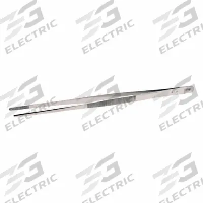 AVEN Tweezers: Stainless Steel, Flat, Straight Tip - General Purpose Tweezers