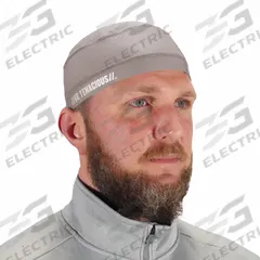 CHILL-ITS BY ERGODYNE Cooling Skull Cap: Gray, Universal, Skull Cap, Cooling, Evaporative-Cooling (MPN 6632). Key specifications — Maximum Cooling Time: Up to 2 hr; Adjustment Type: None; Pattern: Solid; Color: Gray; Cooling: Yes; Material: Spandex; Closure Type: Slide-On; Garment Type: Skull Cap.