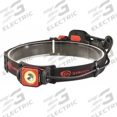 STREAMLIGHT Rechargeable Headlamp: Rechargeable, 375 lm Max. Brightness, 20 hr Max Run Time, Red (MPN 51064). Key specifications — attr1391544: USB Cord; attr1391546: STREAMLIGHT.