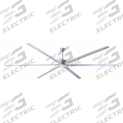 CANARM Ceiling Fan: 10,292 cfm_16,729 cfm Airflow, 8 ft Blade Dia, 5 Speeds, 120V AC - Industrial HVLS Ceiling Fans