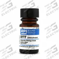 RPI DTT (DL-Dithiothreitol) (Clelands Reagents): 1 g Volume, BSE/TSE Free, Powder, Plastic (MPN D11000-1.0). Key specifications — Form: Powder; Special Information: BSE/TSE Free; Brand: RPI; Chemical Grade: Lab; Container Material: Plastic.
