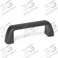 JW WINCO Pull Handle: Threaded Holes, Plastic, Black, 1/4"-20 Screw Size, 0.32 in, 3.5 in Grip Lg (MPN 8300847). Key specifications — Brand: JW WINCO; Projection Type: Non-Recessed; Material: Nylon; Finish: Matte; Color: Black; Folding Type: Fixed; Mounting Type: Threaded Holes; Screw Size: 1/4"-20.