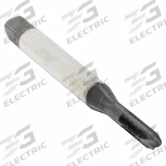 CLEVELAND Spiral Point Tap: #2-56 UNC, 2B, 3 Flute, Plug Chamfer, Hardlube Coated Cobalt (MPN C96001)