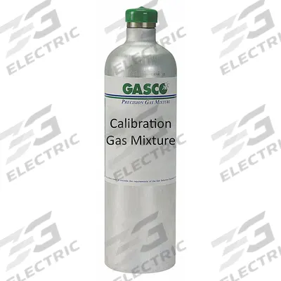 GASCO Calibration Gas: Nitrogen, Disposable, +/-5% Accuracy, NO2, Calibration Gas - Calibration Gases for Portable Gas Detectors