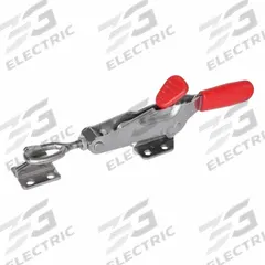 JW WINCO Latch Type Toggle Clamp: Horizontal, Includes Locking Handle, 8 mm Hook Adjustment - Max (MPN 850.2-500-TG-NI). Key specifications — Brand: JW WINCO; Handle Style: Locking Horizontal Handle.