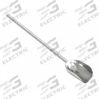 SANI-LAV Hand Scoop: 16 oz Capacity, Silver, 31 3/4 in Overall Lg, 5 in Overall Wd, Stainless Steel (MPN 44RD24). Key specifications — attr920828: Yes; attr874515: SANI-LAV; attr874517: Silver; attr920827: No; attr874521: No.