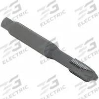 OSG Spiral Point Tap: 1/2"-13 UNC, 2B, 3 Flute, Plug Chamfer, Black Oxide Vanadium High Speed Steel (MPN 2532401)