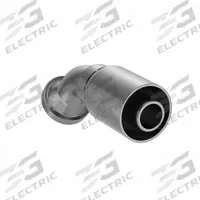 PARKER Hydraulic Crimp Fitting: Steel x Steel, 45° Elbow, -16 For Hose Dash Size, Male x Genderless (MPN 11777-16-16). Key specifications — Fitting Gender: Male x Genderless; Fitting Connection Type: Flange x Crimp; Thread Size: 0.511"-27; For Hose Dash Size: -16; Brand: PARKER.