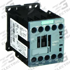 SIEMENS IEC Control Relay: DIN-Rail & Surface Relay Mounting, 24V DC Coil Volt, 2NO/2NC, 10 A (MPN 3RH21221BB40). Key specifications — Brand: SIEMENS.