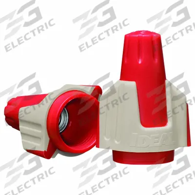 IDEAL Twist-On Wire Connectors: Red/Yellow, Wire Sizes 16 AWG – 6 AWG, 600 V - Wide-Range Wire Connectors
