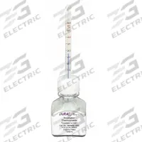 DURAC PLUS Bottle Thermometer: 15°C to 50°C, +/-0.75°C, 30 mL Bottle Volume, Glass Beads (MPN B60600-1000). Key specifications — Bottle Fill Medium: Glass Beads; Temperature Units: Celsius; Accuracy: +/-0.75°C; Brand: DURAC PLUS.