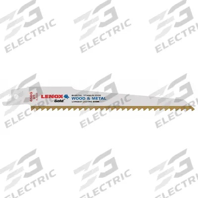 LENOX Reciprocating Saw Blade: 6 Teeth per Inch, 6 in Blade Lg, 0.05 in Blade Thick - Wood-Cutting & Pruning Blades