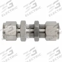 BRENNAN INDUSTRIES Compression Fitting Straight: 1/4 in OD x 1/4 in OD Fitting Size, Stainless Steel (MPN NS2700-LN-04-04-SS). Key specifications — Series: NS2700; Compatible Fitting Brands: Parker CPI; Brand: BRENNAN INDUSTRIES.