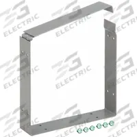 WIEGMANN Wireway Connector: 6 in Wd, 6 in Ht, 16 ga Gauge, 1, Without Knockouts, Steel (MPN C0606). Key specifications — Brand: WIEGMANN; Finish: ANSI 61 Polyester Powder; With/Without Knockouts - Broad: No.