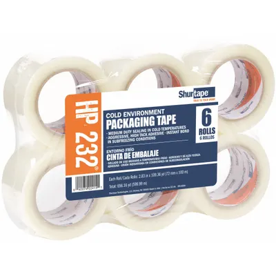 OEM Packaging Tape: 1.9 mil Tape Thick, 3 in x 110 yd, 24 PK - Handheld Freezer Tape