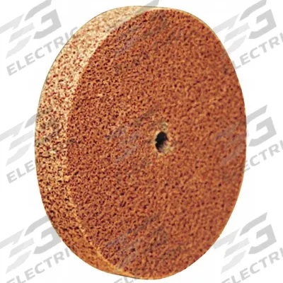 SCOTCH-BRITE Unitized Wheel: 3 in Dia x 3/4 in W, 1/4 in Arbor Hole, Aluminum Oxide - Deburring Wheels for Carbon Steel & Soft Metals
