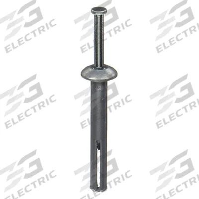 DEWALT Drive Anchor: 1/4 in Dia, 1 1/4 in Overall Lg, Mushroom, Zamac Alloy, Zinc Plated - Metal Removable Screw-Drive Anchors