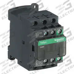 SCHNEIDER IEC Magnetic Contactor: Non-Reversing, 3 Poles, 3NO Contacts, 18 A, 120V AC/240V AC Coil (MPN LC1D18KUE). Key specifications — Brand: SCHNEIDER; Integrated Surge Suppression: No.